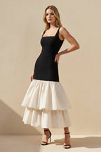 Robe midi à volants - Harana