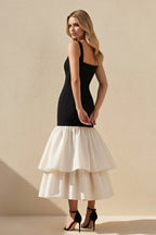 Robe midi à volants - Harana