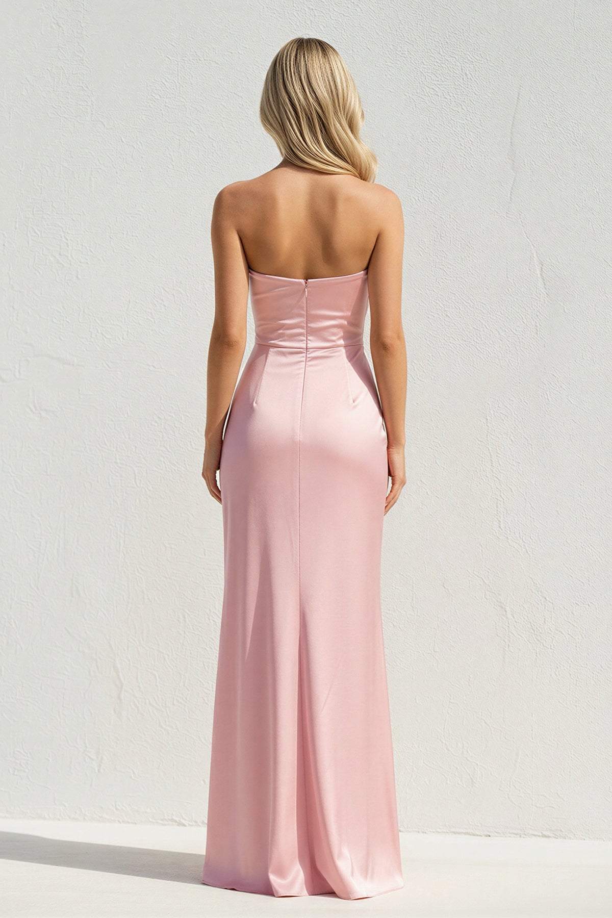 Robe longue rose bustier - Harana