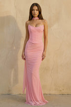 Robe longue bustier plissée - Harana