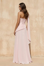 Robe longue bustier plissée - Harana