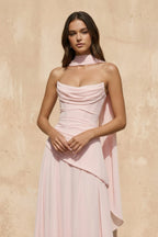Robe longue bustier plissée - Harana