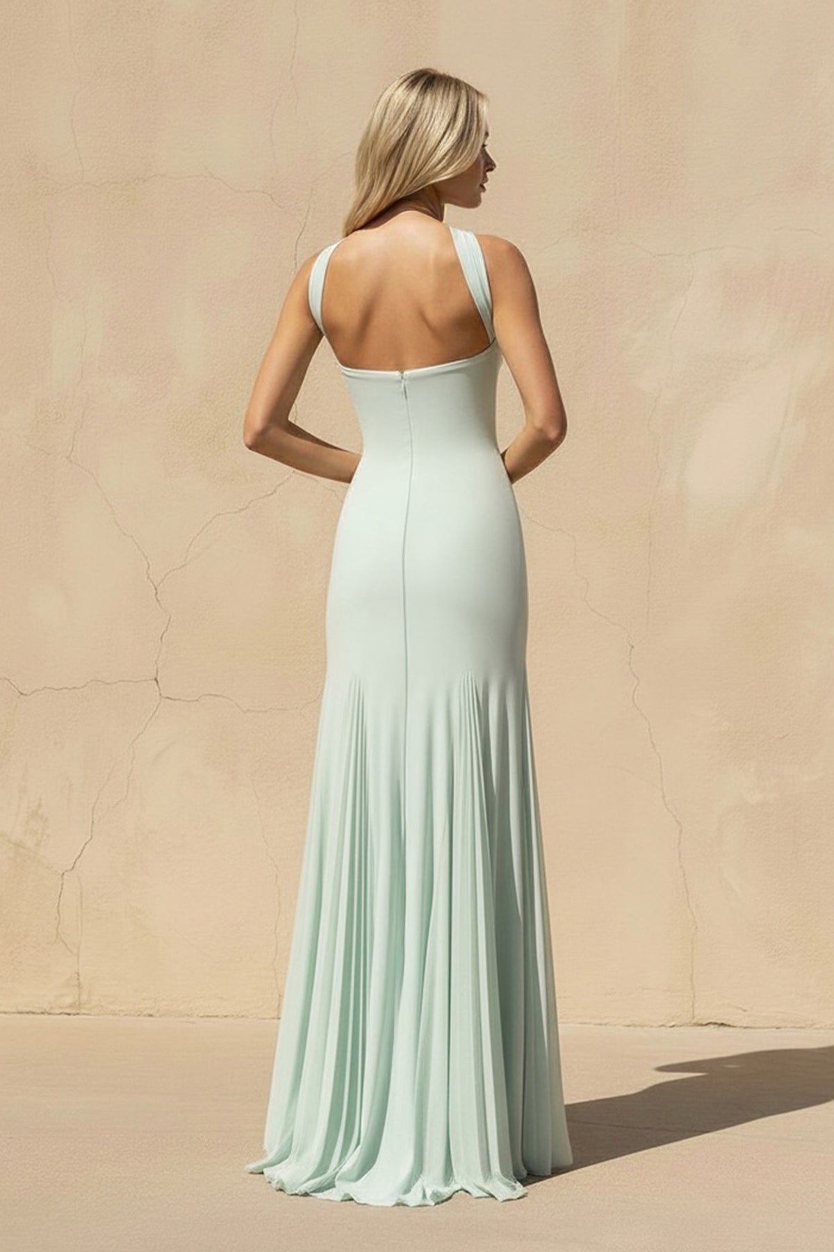 Robe longue bustier plissée - Harana