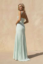 Robe longue bustier plissée - Harana