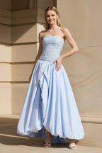 Robe longue bustier effet drapé - Harana