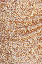 Robe courte champagne pailletée bustier perlée - Harana