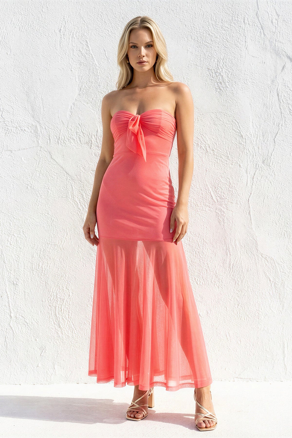 Robe midi bustier - Harana