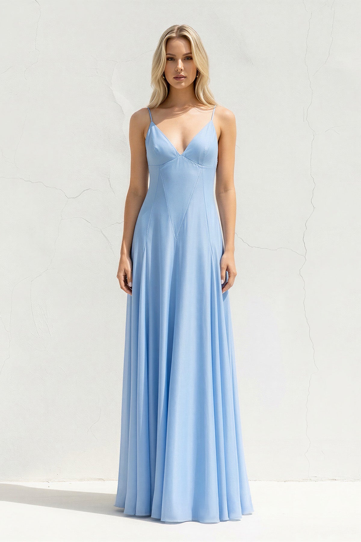 Robe longue coupe trapèze - Harana