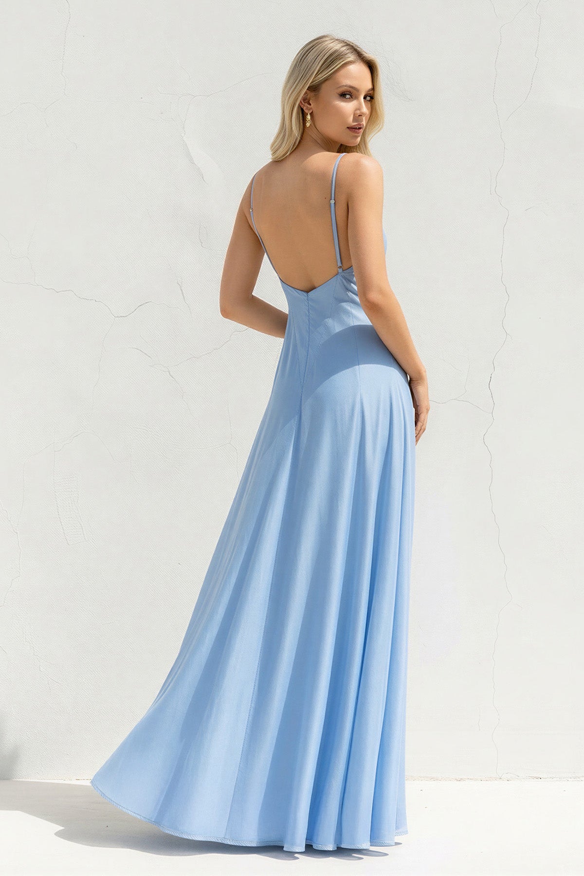 Robe longue coupe trapèze - Harana