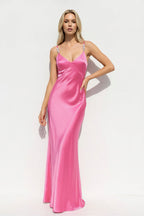Robe longue bonbon pink perlée - Harana