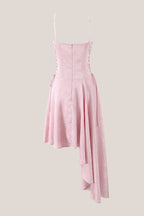 Robe rose midi en coton - Harana