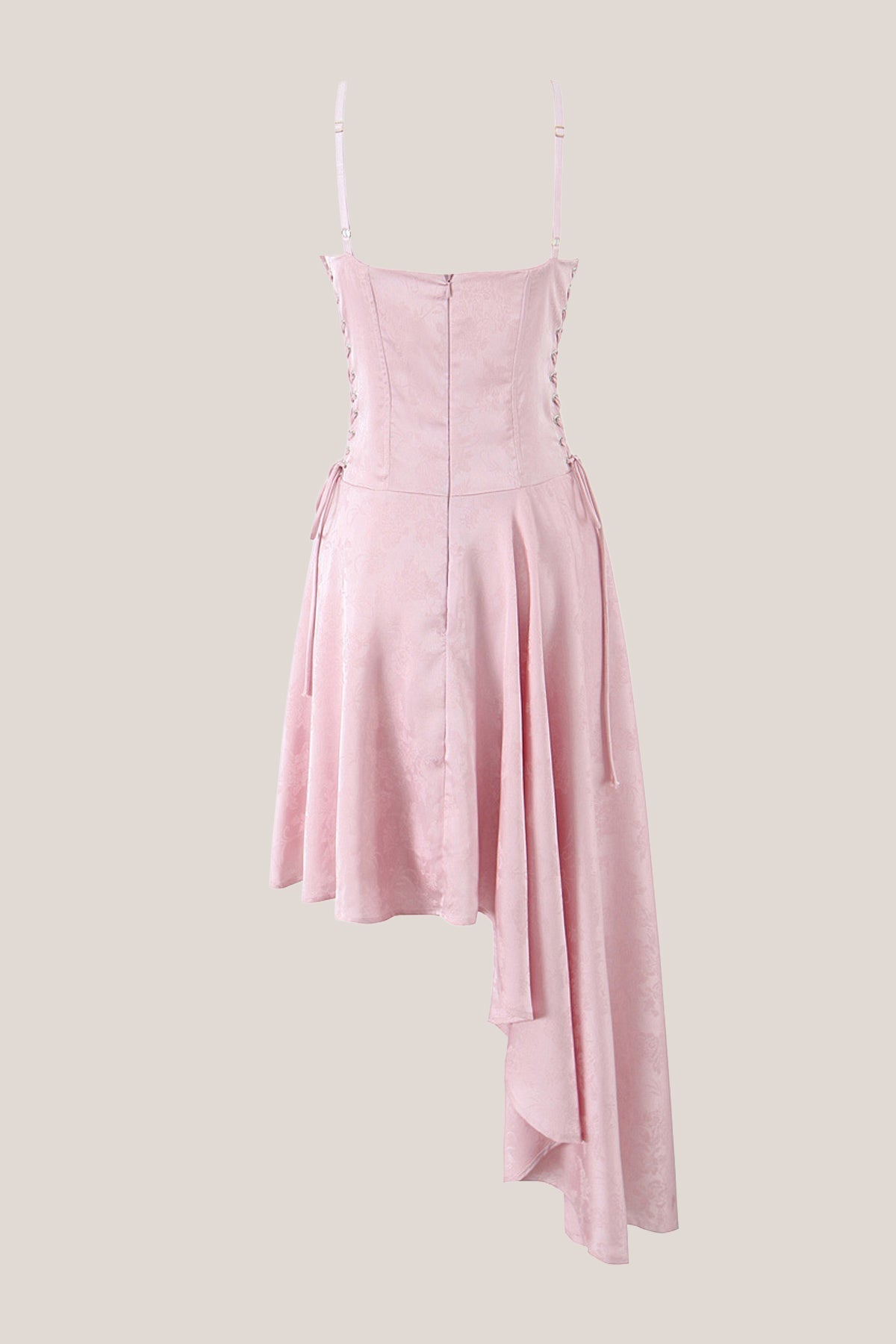 Robe rose midi en coton - Harana